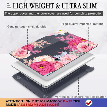Funda Floral Cissook Para Macbook Pro 13 Inch Floreado