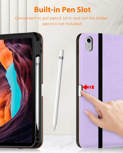 Funda Para iPad 11th Gen 11  2025 Y 10th Gen 10.9 Lavanda