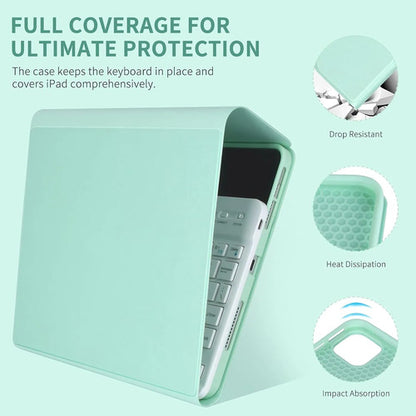 Funda Con Teclado Para iPad Air Y Pro De 11 Pulgadas Verde