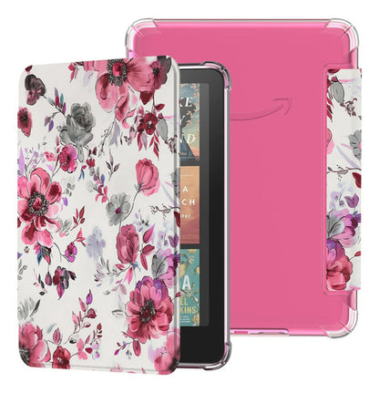 Funda Para Kindle 7 Pulgadas (12a Generación 2024) Rosa Floral
