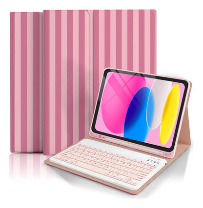Funda Con Teclado Para iPad 11 Gen Y A16 Rosa