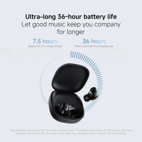 Xiaomi Redmi Buds 6 Play, Ai Noise Reduction, 36-hour Bat... Blanco