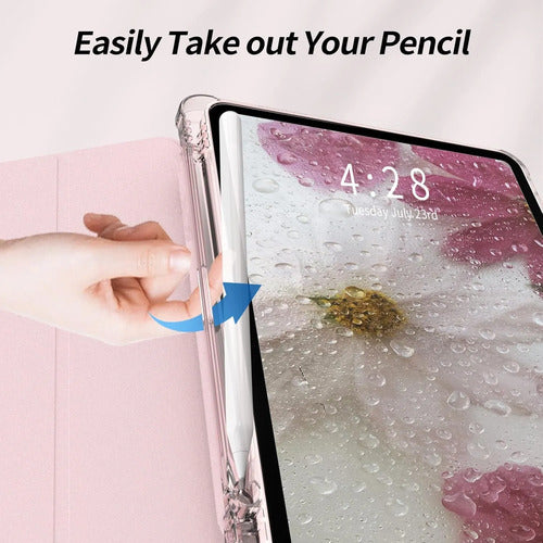 Funda Para iPad Pro 11 Pulgadas Con Soporte Para Lápiz Rosa