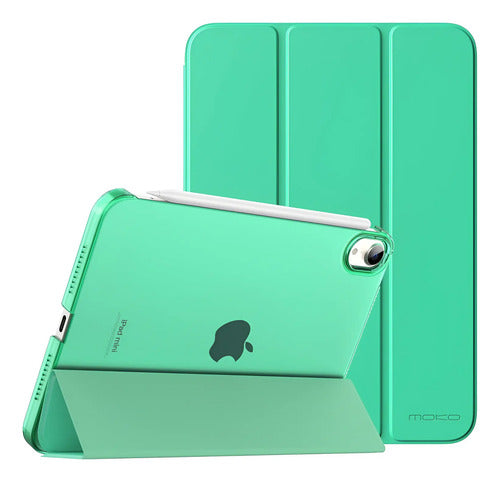 Funda Para iPad Mini 7 (a17 Pro) 2024 Y Mini 6 2021 Verde Lima