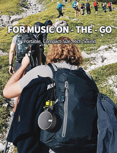 Parlante Bluetooth De Viaje Impermeable Y Portátil Insmy Negro