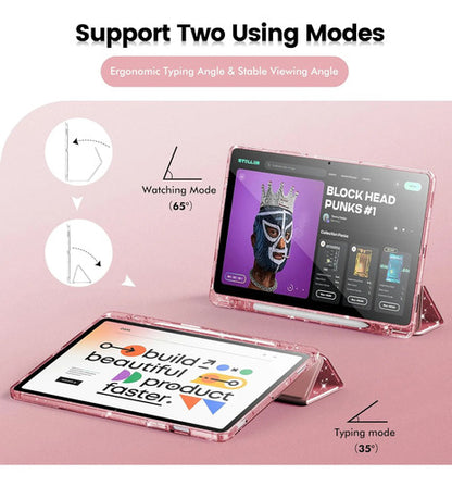 Funda Para Samsung Galaxy Tab S10 Lite/s10 Fe/s9 Rosa