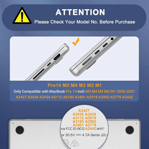 Funda Para Macbook Pro 14 Pulgadas Azul Marino