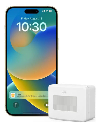 Sensor De Movimiento Inteligente Onvis, Termómetro, Etc Blanco