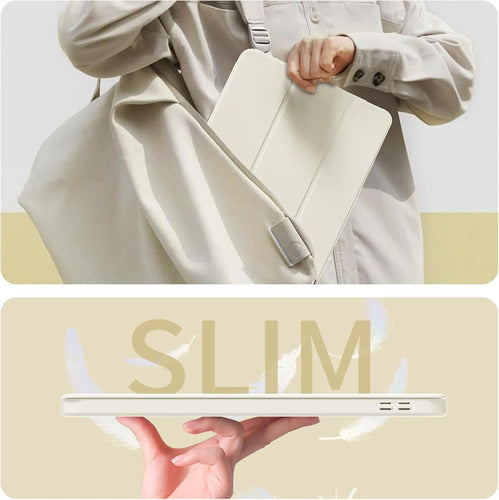 Funda Akkerds Para iPad A16 De 11a Gen Y iPad 10.9  2022 Crema