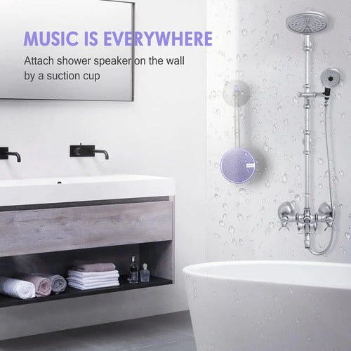 Parlante Bluetooth Impermeable Violeta