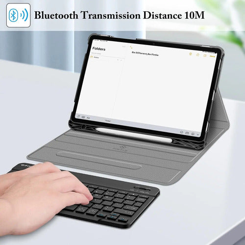 Funda Con Teclado Para Samsung Galaxy Tab S Negro