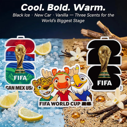 Ambientadores De Auto Fifa World Cup 2026 Marrón Fresco