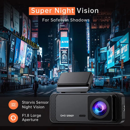 Cámara V300 Dashboard Con Wi-fi Y Visión Nocturna Para Au... Negro