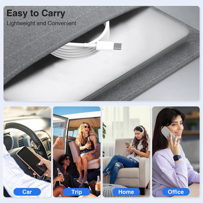 Cargador Para Apple Watch Usb C Magnético Blanco