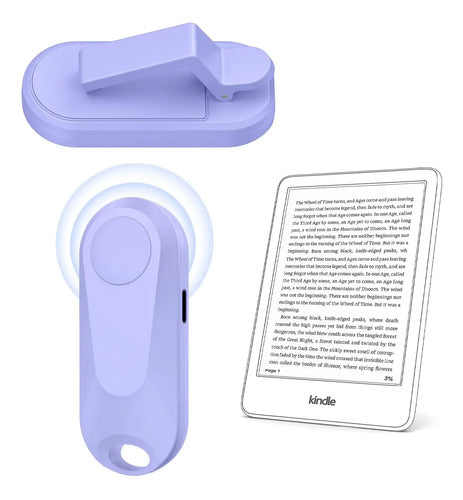 E-reader Control Remoto Girador De Paginas Lavanda