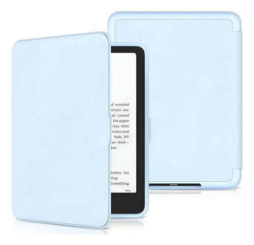 Funda Premium Para Kindle Paperwhite Celeste