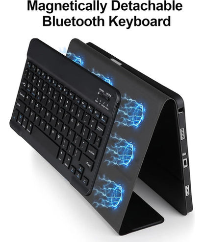 Funda Con Teclado Para Samsung Galaxy Tab A11+/a9+ 11' Negro