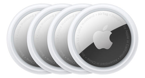 Apple Airtag Paquete De 4 Localizadores Bluetooth Blanco