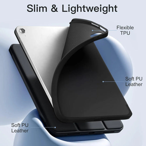Funda Akkerds Para iPad A16 De 11a Gen Y iPad 10.9  2022 Negro