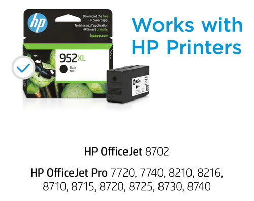 Cartucho De Tinta Hp 952xl Original Negro