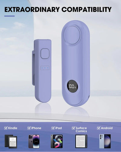 Girador De Páginas Con Control Remoto Para Kindle Paperwhite Lila