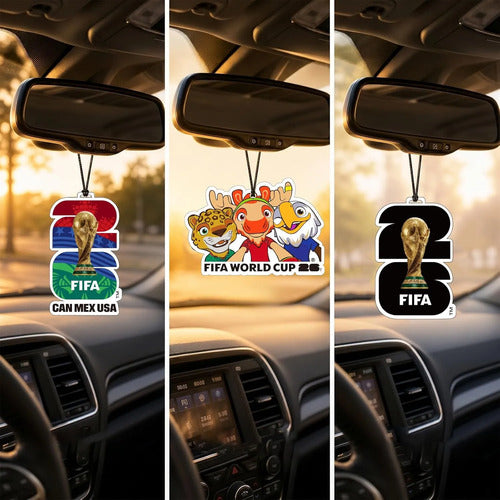 Ambientadores De Auto Fifa World Cup 2026 Marrón Fresco