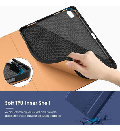 Funda Con Teclado Para iPad Air 11-inch Y Air 10.9 Inch Azul Marino