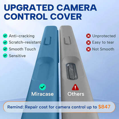 Funda Magnética Miracase Para Phone 17 Pro Azul Claro