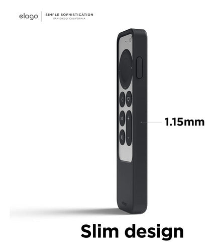 Funda Para Apple Tv 4k Hd Siri Remote 3ra Gen Negro