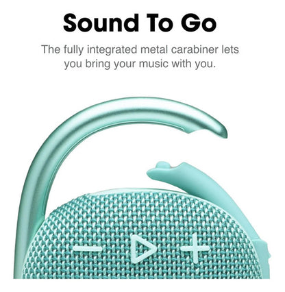 Jbl Clip 4: Parlante Bluetooth Ultracompacto E Impermeable Turquesa