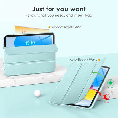 Funda Para iPad A16 11'' Y iPad 10.9'' Celeste