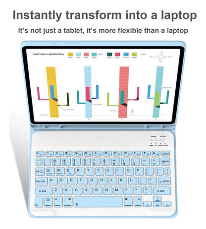 Funda Con Teclado Para Samsung Galaxy Tab S10 Lite/s10 Fe... Azul