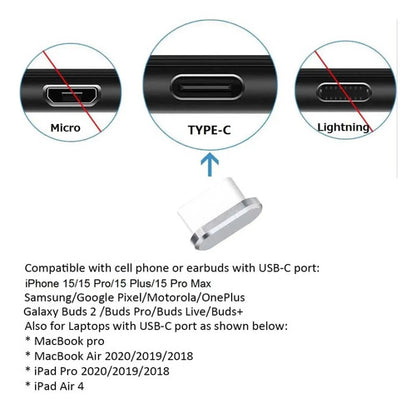Tapones Antipolvo Tipo C Para Celulares Puerto De Carga