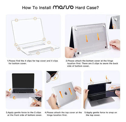 Funda Para Macbook Air 13'' 2022-2018 Transparente Transparente