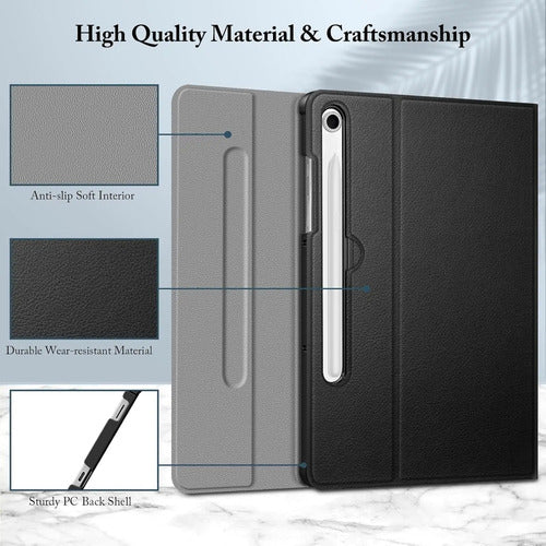 Funda Con Teclado Para Samsung Galaxy Tab S Negro