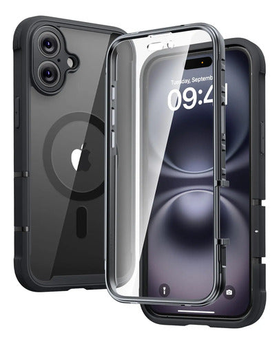 Funda Para iPhone 16 Protección Total Negro