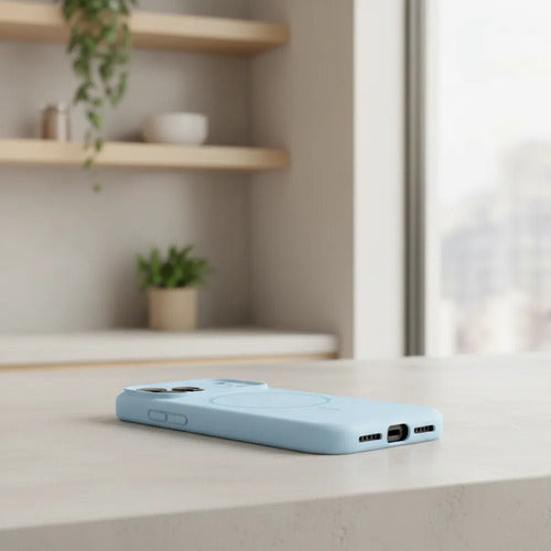 Funda Magnética Miracase Para iPhone 17 Pro Max Azul Acero
