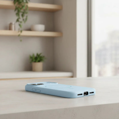 Funda Magnética Miracase Para iPhone 17 Pro Max Azul Acero