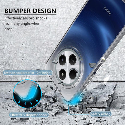 Funda Para Redmi 14c 4g, Protección Militar Rojo