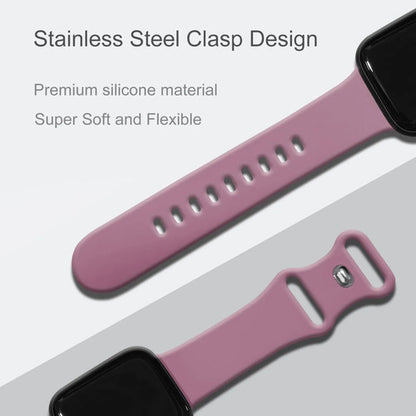 Correa Deportiva De Silicona Para Apple Watch Violeta 1 Cm