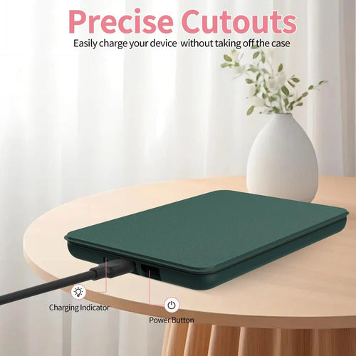 Funda Para Kindle 6 Pulgadas 2024 Y 2022 (11 Gen) Verde Musgo