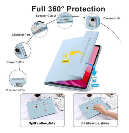 Funda Con Teclado Para Lenovo Tab M11 / K11 Lte 11 Pulgadas Celeste