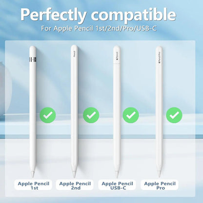 Inesore Estuche Para Apple Pencil Con 5 Puntas Negro