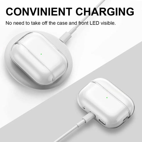 Funda Transparente Para AirPods Pro 3ra Generación Transparente