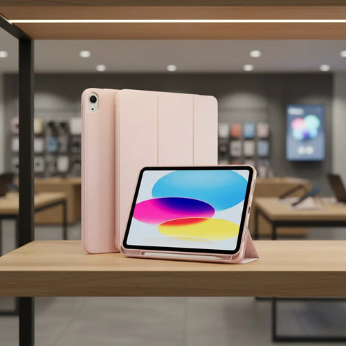 Funda De Silicona Para iPad Air Rosa Claro
