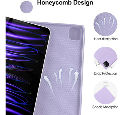 Funda Con Teclado Para iPad Pro M3 11  Violeta