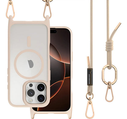 Funda Para iPhone 16 Pro De 6.3  Con Correa Rose Nombre Del Diseño