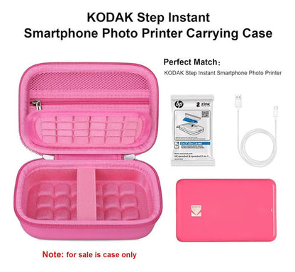 Estuche De Transporte Para Impresora De Fotos Kodak Step Rosa Chicle