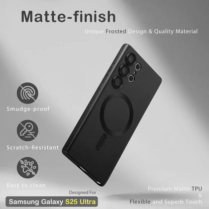 Funda Magnética Amzfield Para Samsung Galaxy S25 Ultra, N... Negro