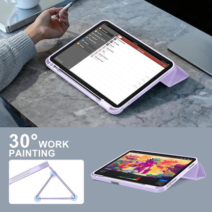 Funda Para iPad A16 / 11 Generacion Con Soporte Para Lápiz Lavanda